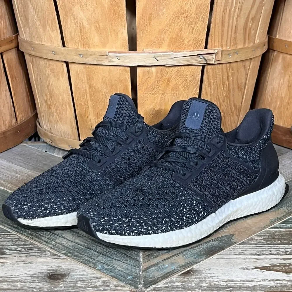 Adidas UltraBoost Clima DB1426 Gray White Knit Mesh Running Shoes Mens Size 7